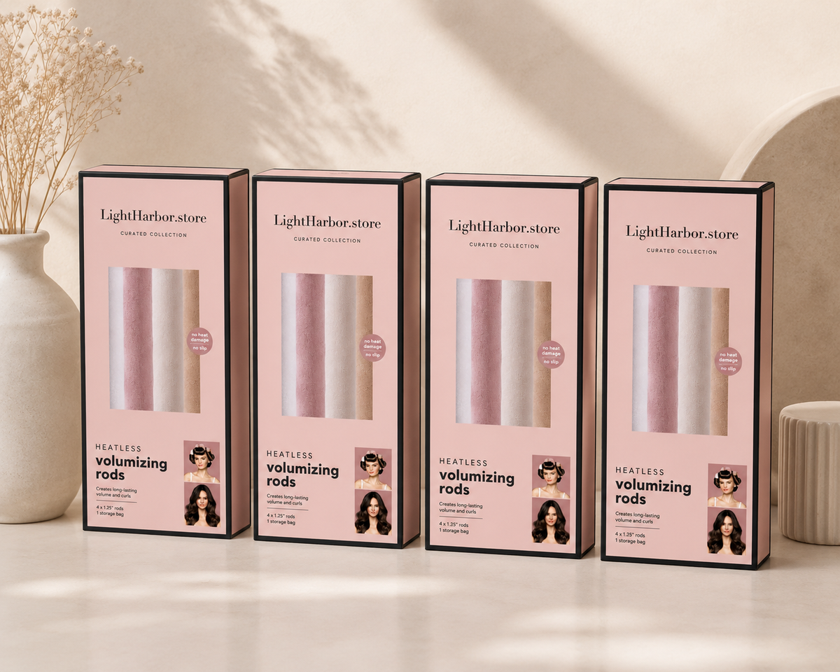 Heatless Volumizing Hair Rods - 4 Set