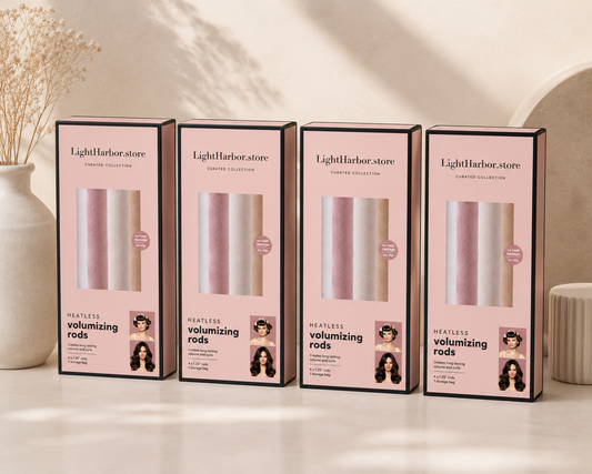 Heatless Volumizing Hair Rods - 4 Set