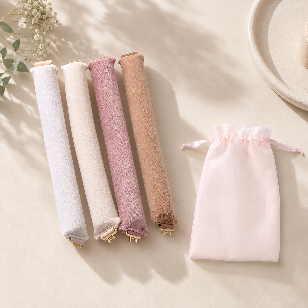 Heatless Volumizing Hair Rods - 4 Set
