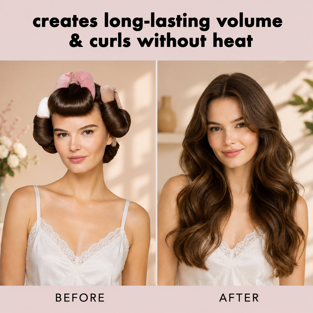 Heatless Volumizing Hair Rods - 4 Set