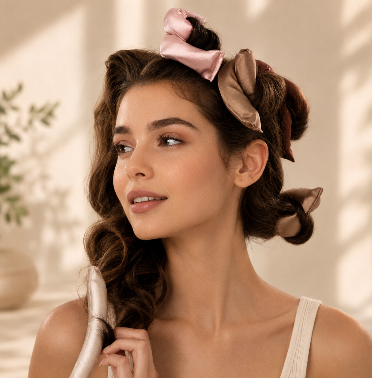 Satin Heatless Flexi Curling Rods Set