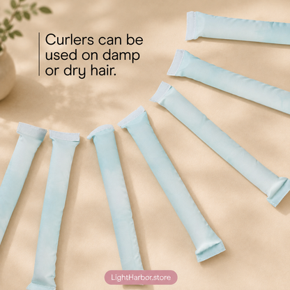Soft Overnight Hair Curler Set