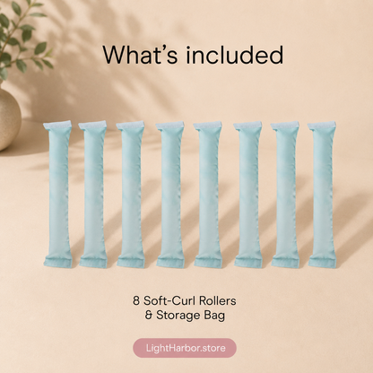 Soft Overnight Hair Curler Set